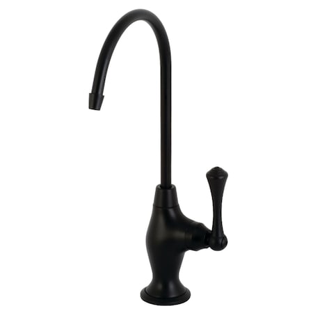 KS3190BL Vintage Single Handle Water Filtration Faucet, Matte Black